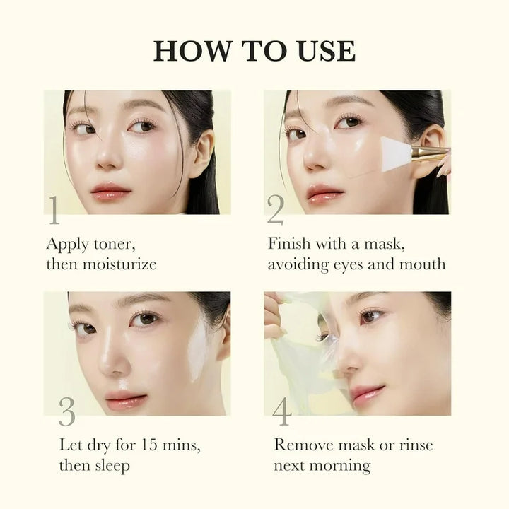 MEDICUBE - Kojic Acid Turmeric Night Wrapping Mask