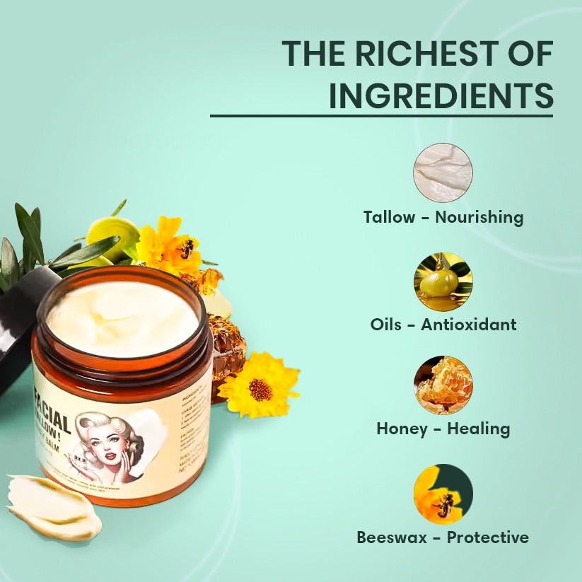 Facial Tallow Honey Balm ( Buy 1 Get 1 Free )