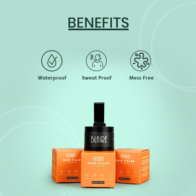 Hair Filler Powder | Natural Black (BUY 1 GET 1 FREE)