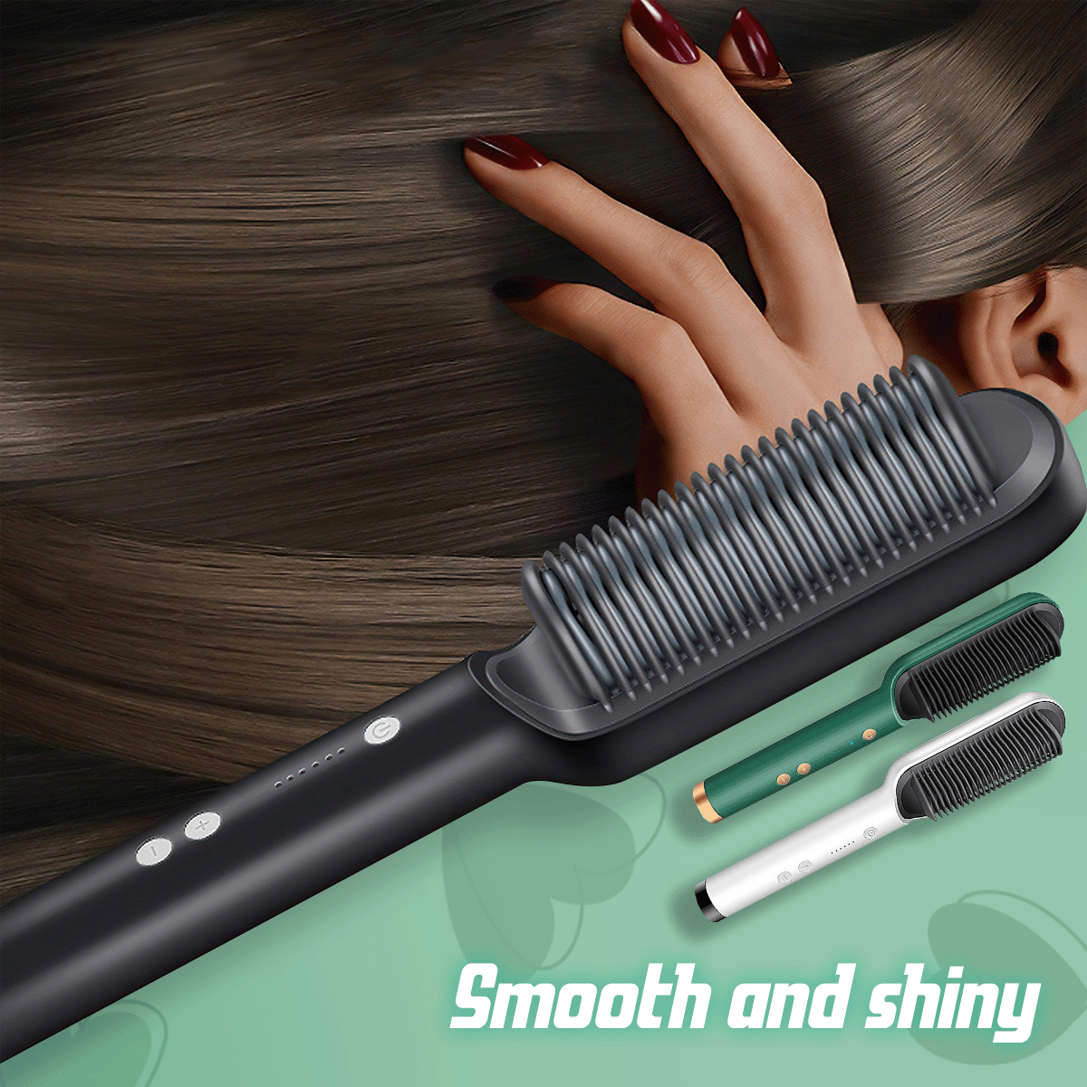 Hair straighter comb